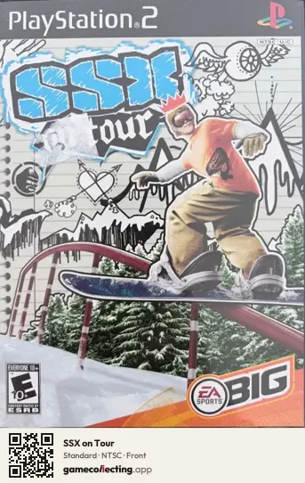 SSX on Tour PlayStation 2, NTSC box front