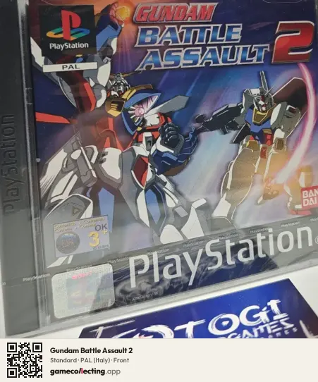 Gundam Battle Assault 2 PlayStation, Italy box front