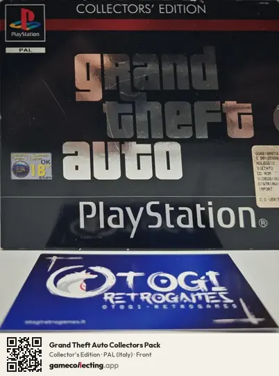 Grand Theft Auto Collectors Pack PlayStation, Italy box front