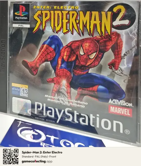 Spider-Man 2: Enter Electro PlayStation, Italy box front