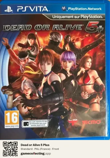 Dead or Alive 5 Plus PlayStation Vita, France box front