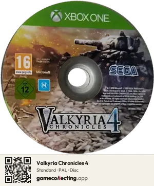 Valkyria Chronicles 4 Xbox One, PAL disc