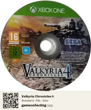 Valkyria Chronicles 4 Xbox One, PAL disc