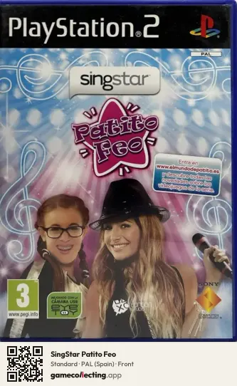 SingStar Patito Feo PlayStation 2, Spain box front