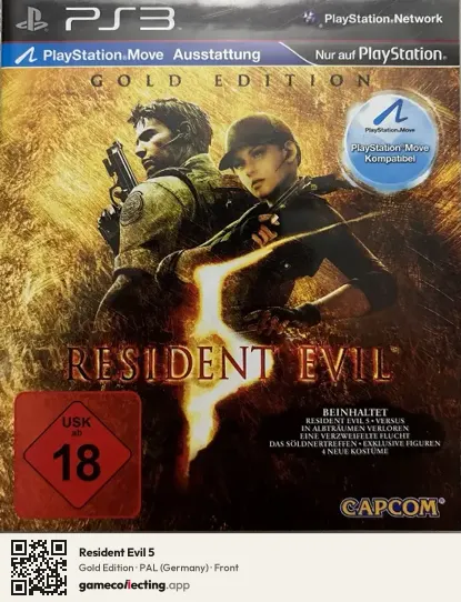 Resident Evil 5 PlayStation 3, Germany box front