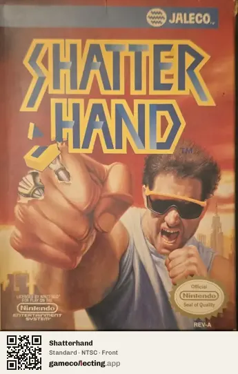 Shatterhand Nintendo Entertainment System, NTSC box front