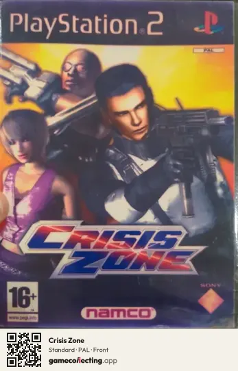 Crisis Zone PlayStation 2, PAL box front
