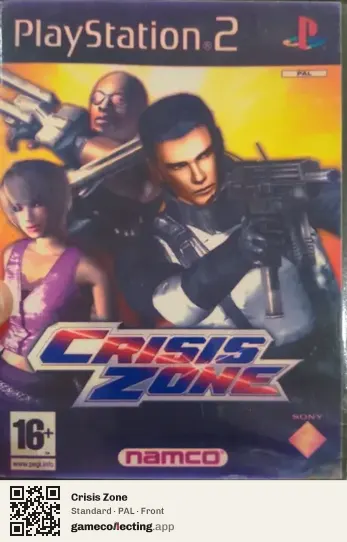 Crisis Zone PlayStation 2, PAL box front