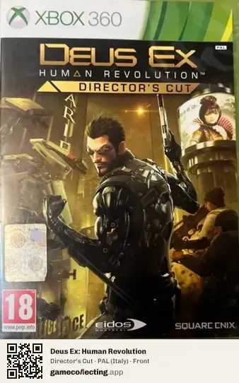 Deus Ex: Human Revolution Xbox 360, Italy box front