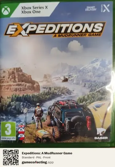 Expeditions: A MudRunner Game Xbox Series X, PAL box front
