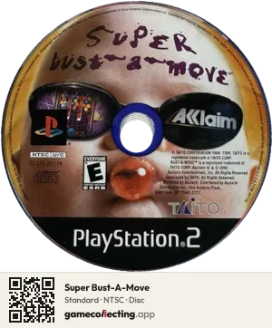 Super Bust-A-Move PlayStation 2, NTSC disc