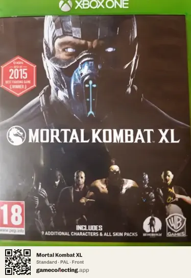 Mortal Kombat XL Xbox One, PAL box front