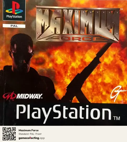 Maximum Force PlayStation, PAL box front