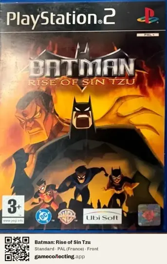 Batman: Rise of Sin Tzu PlayStation 2, France box front