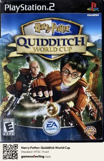 Harry Potter: Quidditch World Cup PlayStation 2, NTSC box front