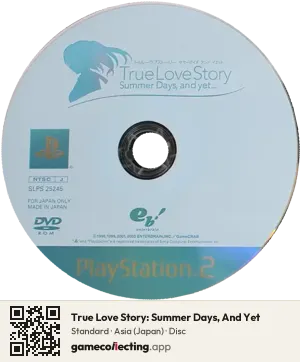 True Love Story: Summer Days, And Yet PlayStation 2, Asia disc