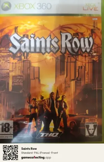 Saints Row Xbox 360, France box front
