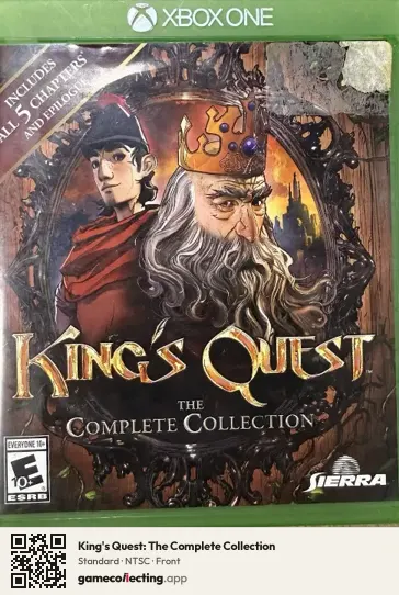 King's Quest: The Complete Collection Xbox One, NTSC box front