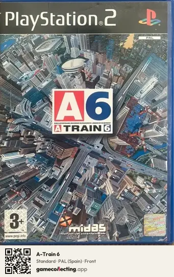 A-Train 6 PlayStation 2, Spain box front