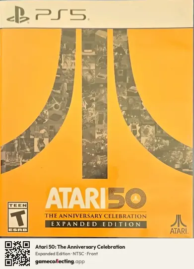 Atari 50: The Anniversary Celebration PlayStation 5, NTSC box front