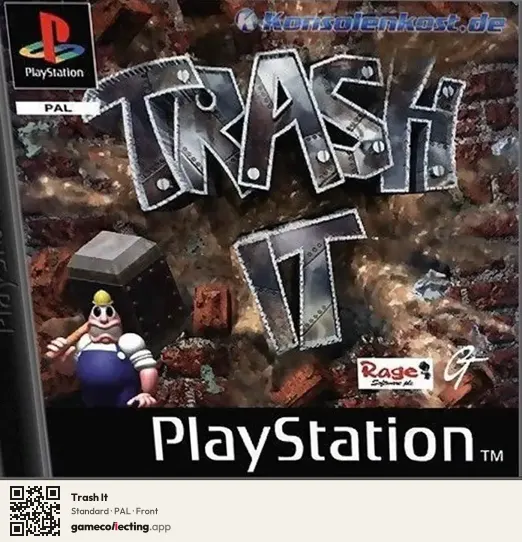 Trash It PlayStation, PAL box front