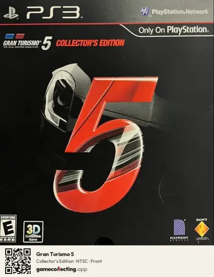 Gran Turismo 5 PlayStation 3, NTSC box front