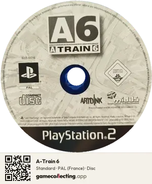 A-Train 6 PlayStation 2, PAL disc