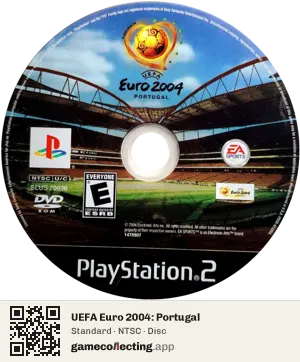UEFA Euro 2004: Portugal PlayStation 2, NTSC disc