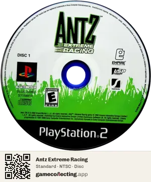 Antz Extreme Racing PlayStation 2, NTSC disc