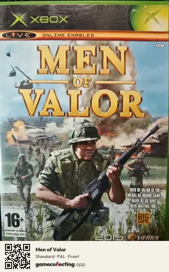 Men of Valor Xbox, PAL box front