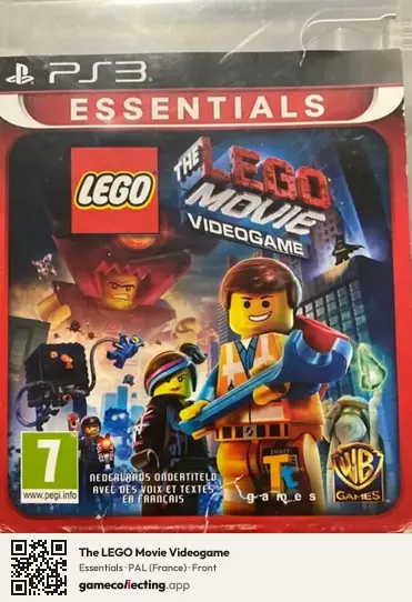 The LEGO Movie Videogame PlayStation 3, France box front