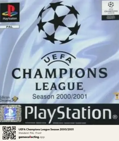 UEFA Champions League Season 2000/2001 PlayStation, PAL box front
