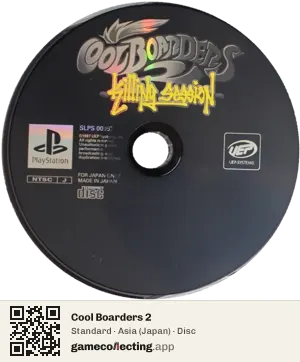 Cool Boarders 2 PlayStation, Asia disc