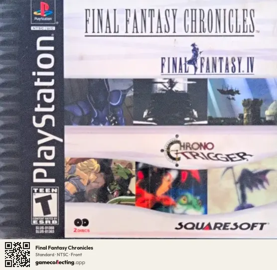 Final Fantasy Chronicles PlayStation, NTSC box front