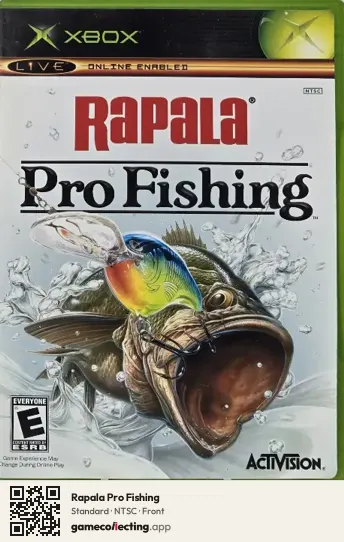 Rapala Pro Fishing Xbox, NTSC box front