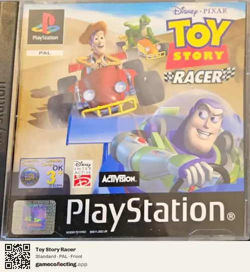 Toy Story Racer PlayStation, PAL box front