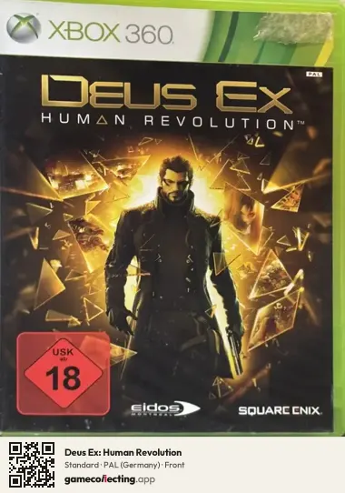 Deus Ex: Human Revolution Xbox 360, Germany box front