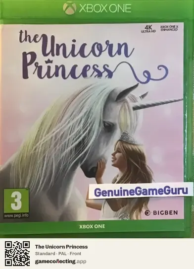 The Unicorn Princess Xbox One, PAL box front