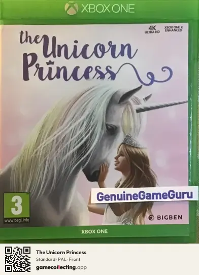 The Unicorn Princess Xbox One, PAL box front