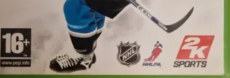 NHL 2K7, the PEGI square on its front