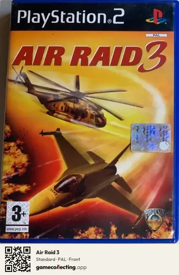 Air Raid 3 PlayStation 2, PAL box front