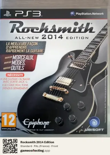 Rocksmith 2014 Edition PlayStation 3, France box front