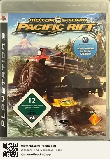 MotorStorm: Pacific Rift PlayStation 3, Germany box front