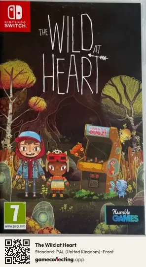 The Wild at Heart Nintendo Switch, United Kingdom box front