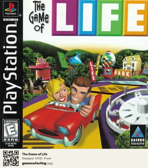 The Game of Life PlayStation, NTSC box front