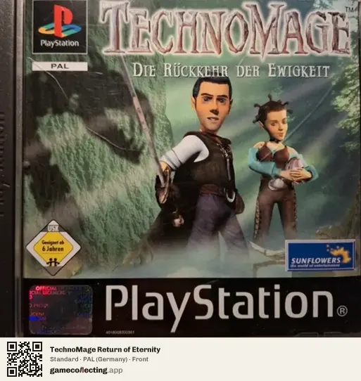 TechnoMage Return of Eternity PlayStation, Germany box front