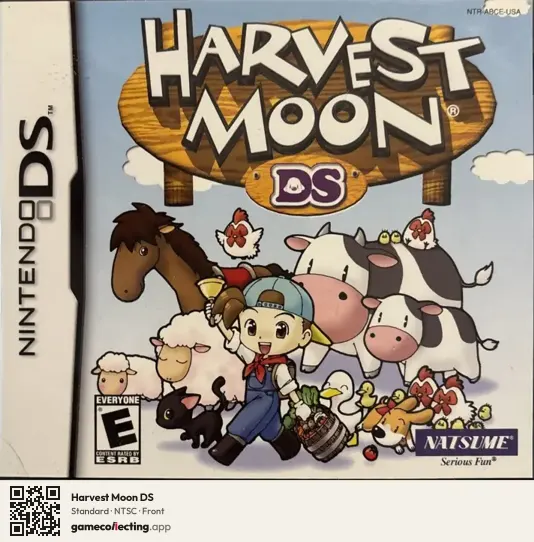 Harvest Moon DS Nintendo DS, NTSC box front