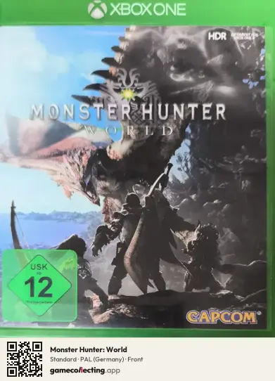 Monster Hunter: World Xbox One, Germany box front