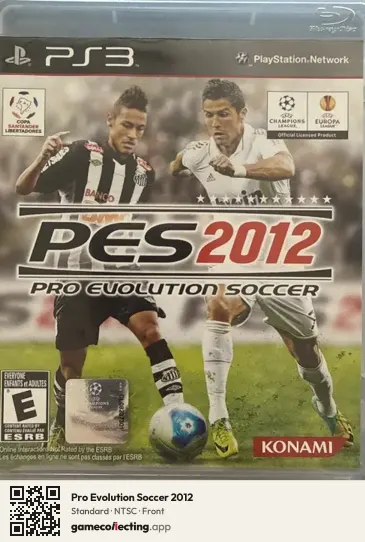 Pro Evolution Soccer 2012 PlayStation 3, NTSC box front