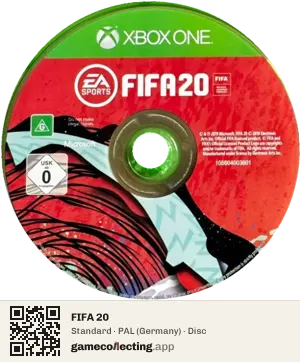 FIFA 20 Xbox One, PAL disc
